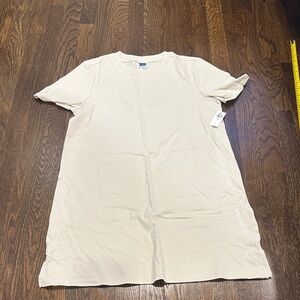 Old Navy Beige T-Shirt dress